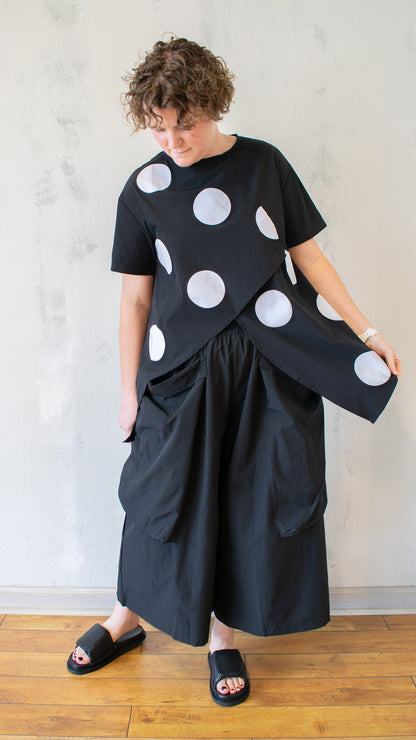 Polka Dot Cross Over Top (Multiple Colors)