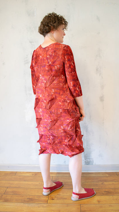 Micro Pleat Dress (Multiple Colors)