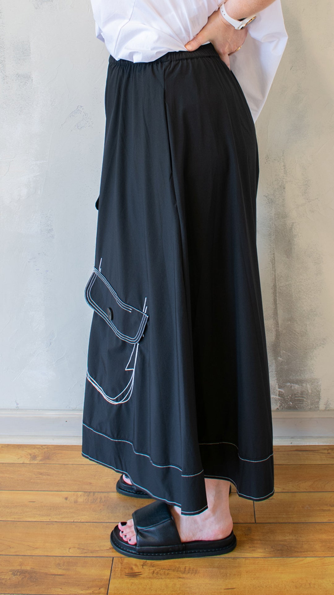 Top Stitch Pocket Pant