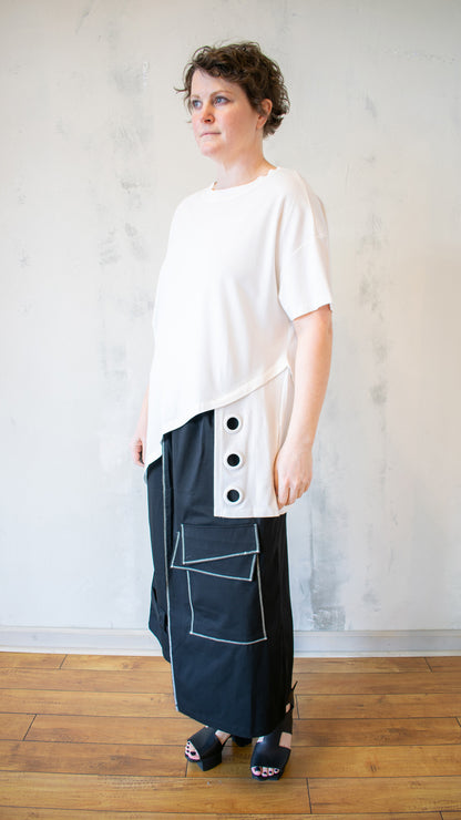 Grommet Tee (Multiple Colors)