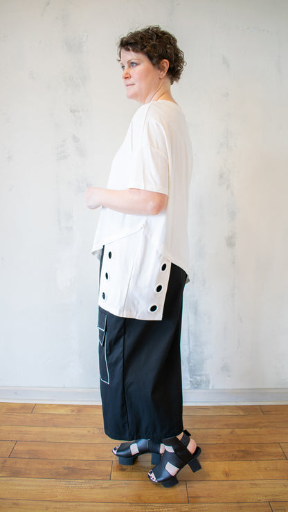 Grommet Tee (Multiple Colors)