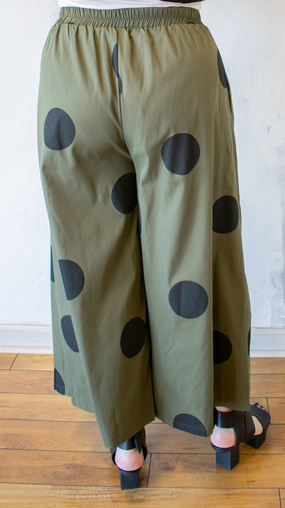 Olive Dot Pant