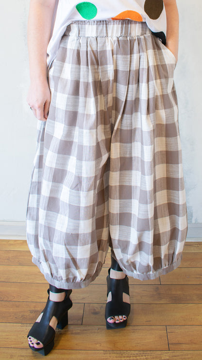 Buffalo Plaid Balloon Pant (Multiple Colors)