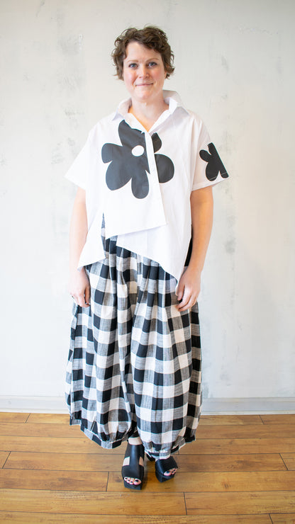 Asymmetric Bloom Shirt (Multiple Colors)