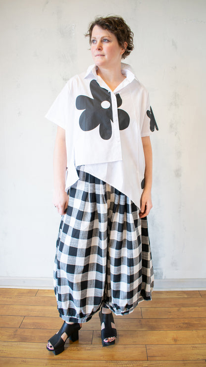 Asymmetric Bloom Shirt (Multiple Colors)