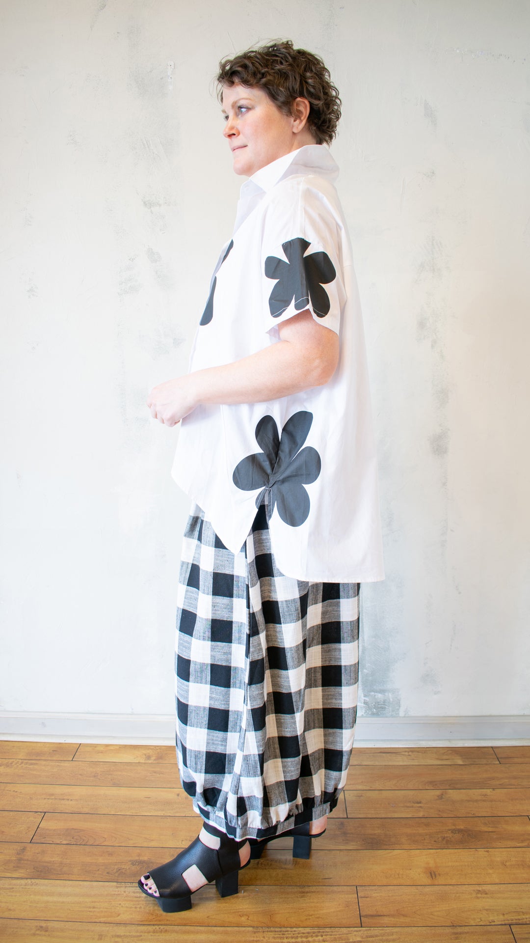 Asymmetric Bloom Shirt (Multiple Colors)