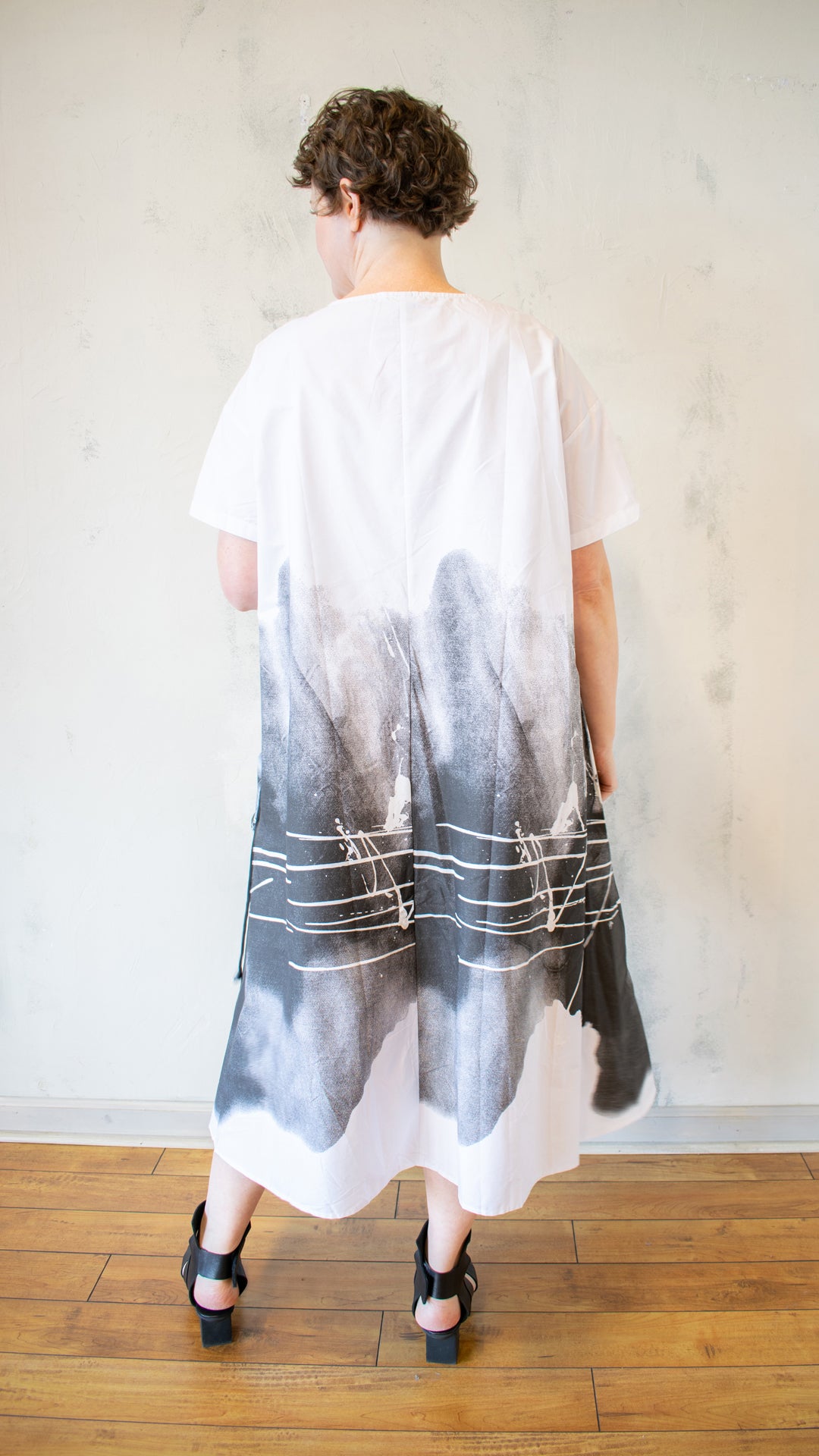 Graphite and Smudge Dress