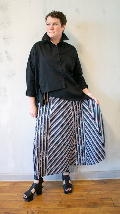 Scrappy Button Up in Black