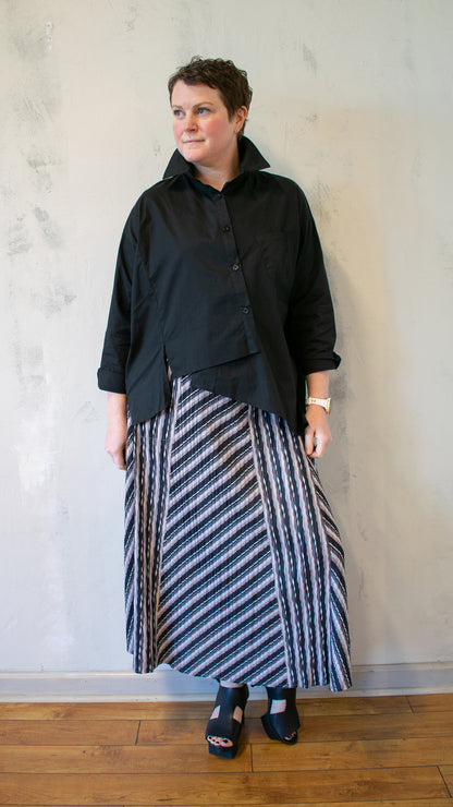 Scrappy Button Up in Black