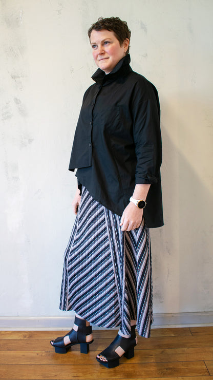 Scrappy Button Up in Black