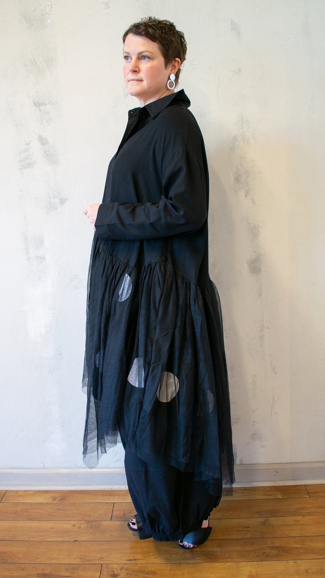 Tulle and Polka Dot Tunic