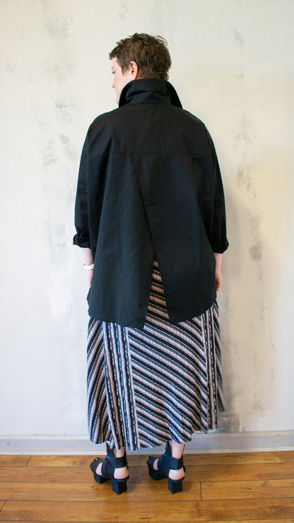 Scrappy Button Up in Black