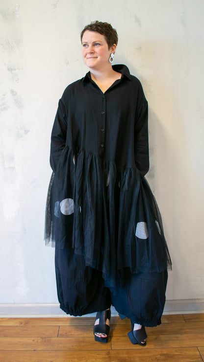 Tulle and Polka Dot Tunic