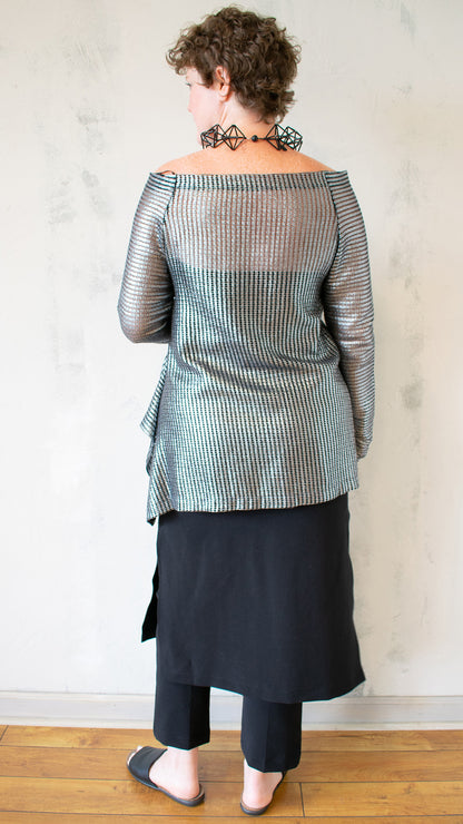 Metalic Mesh Tunic