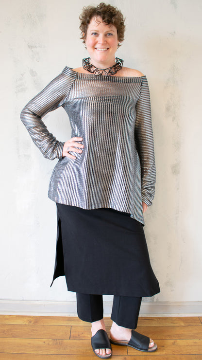 Metalic Mesh Tunic