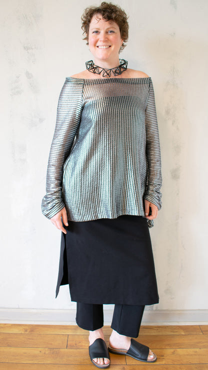 Metalic Mesh Tunic