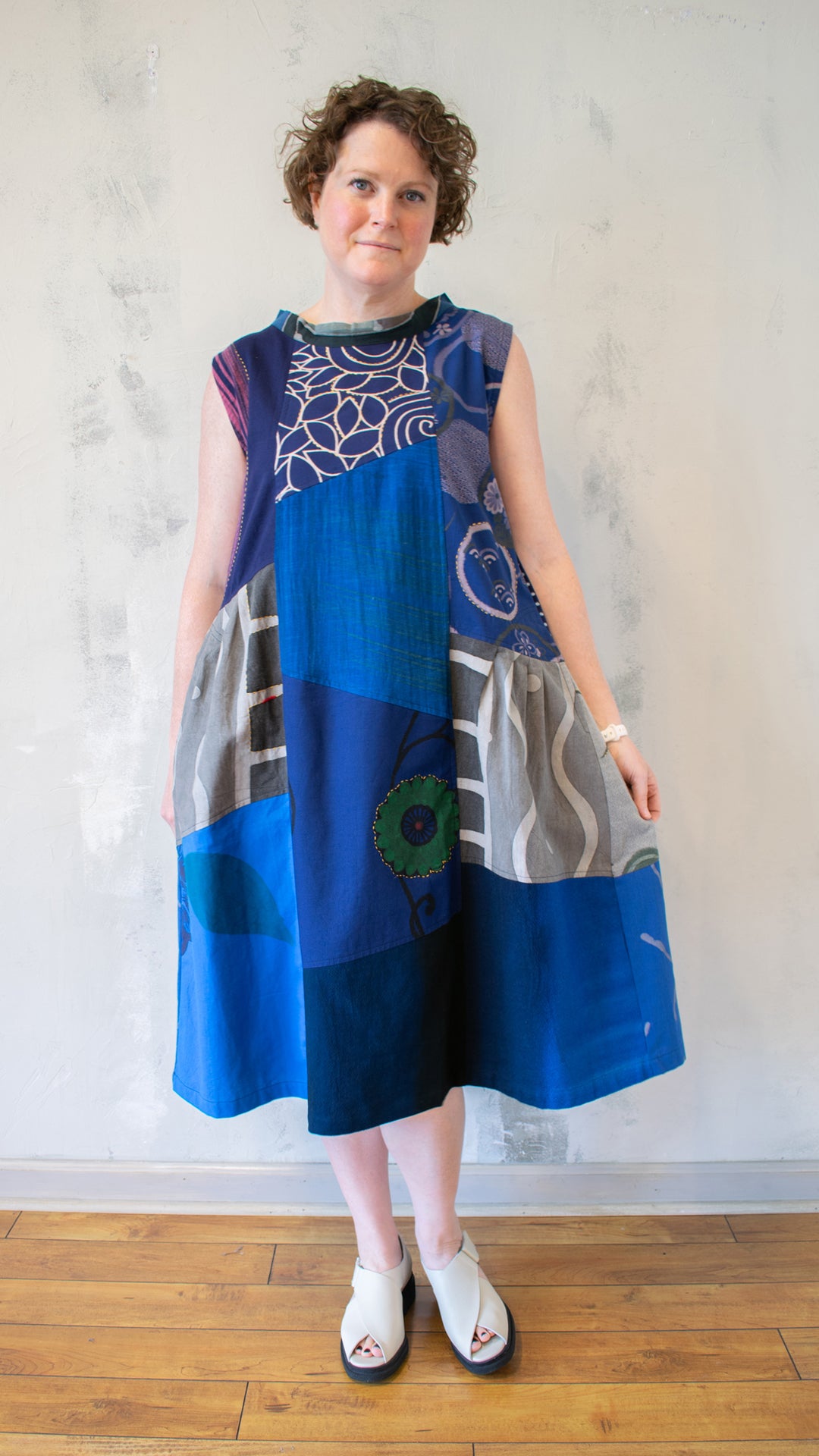 Kasur Batik Dress in Blue