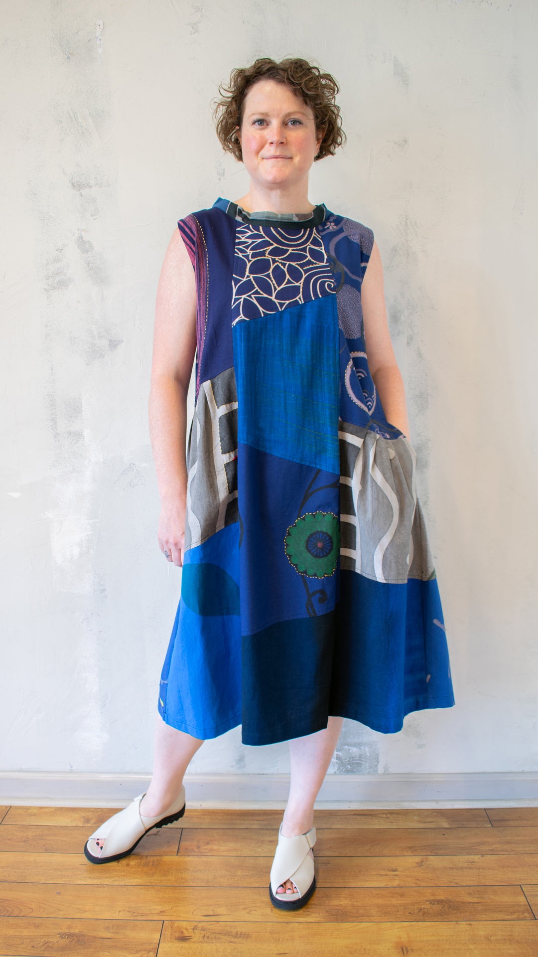 Kasur Batik Dress in Blue