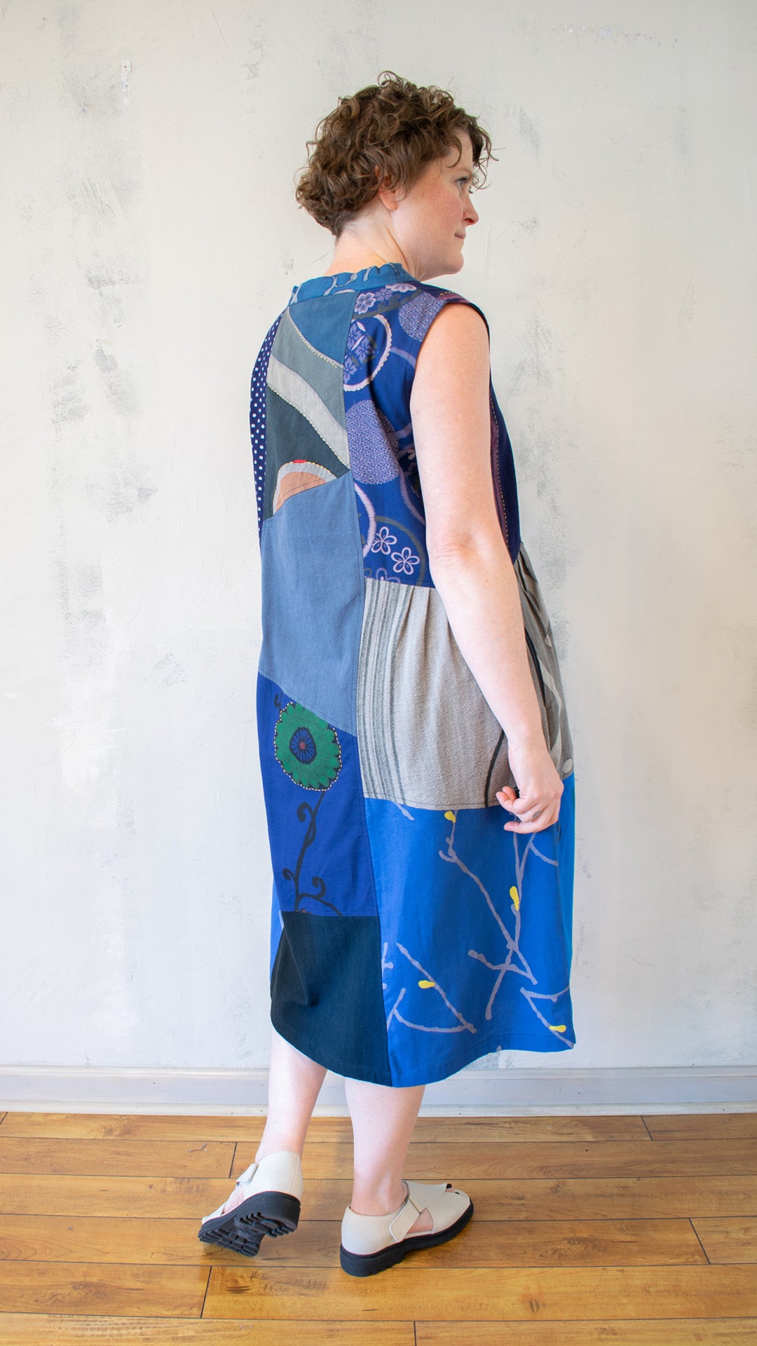 Kasur Batik Dress in Blue
