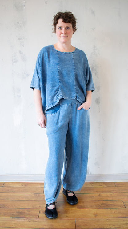 Chambray Pullover