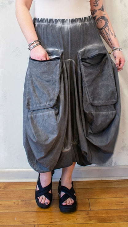 Big Pocket Skirt in Anthracite