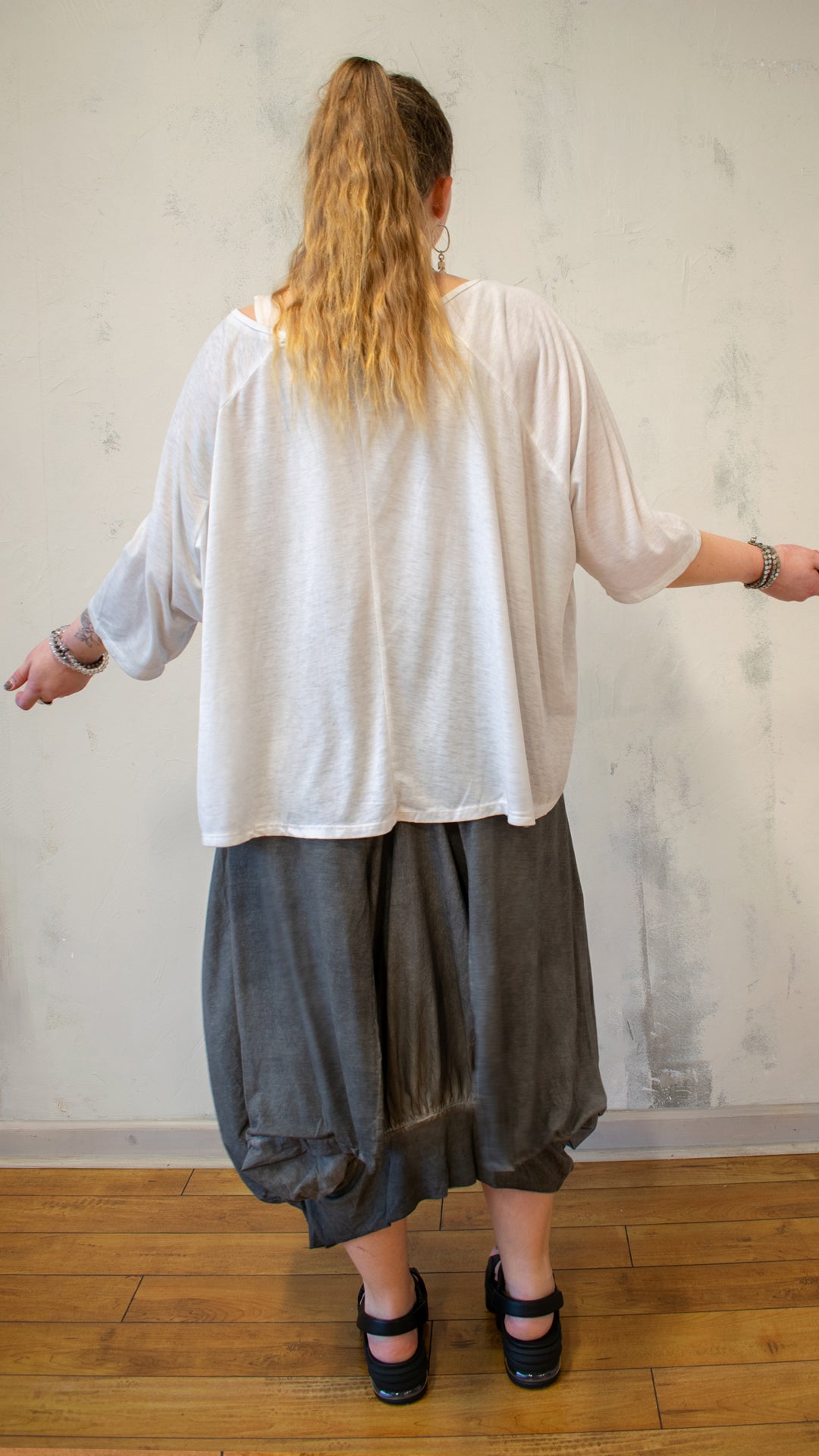 Criss-Cross Seam Tee