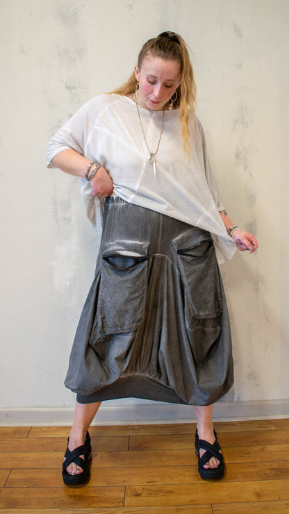 Criss-Cross Seam Tee