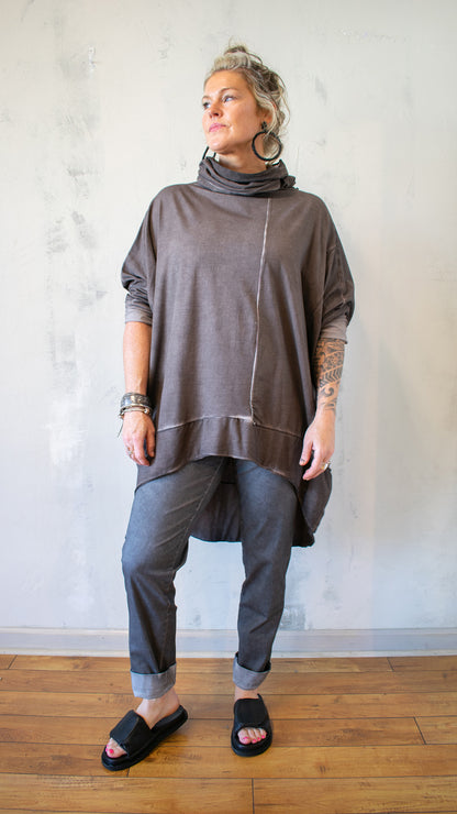 Turtle Neck Tunic (Multiple Colors)