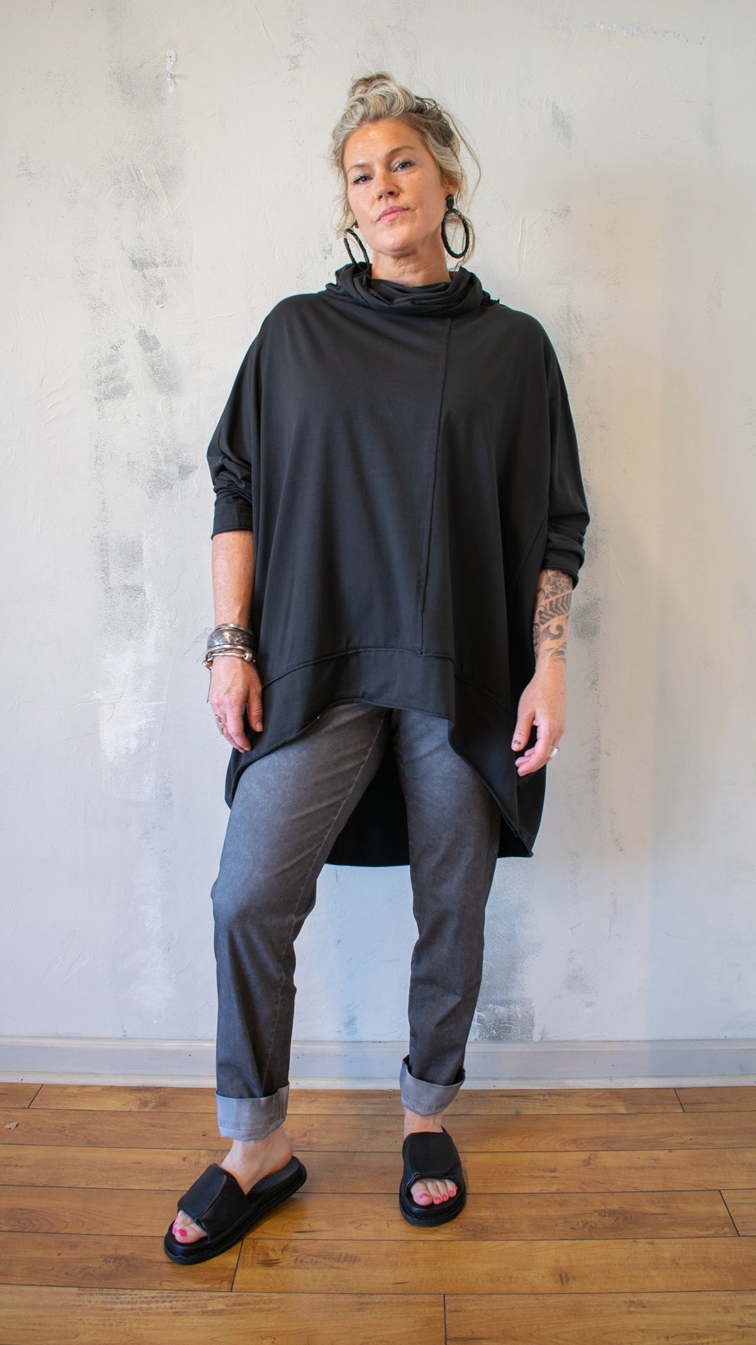 Turtle Neck Tunic (Multiple Colors)