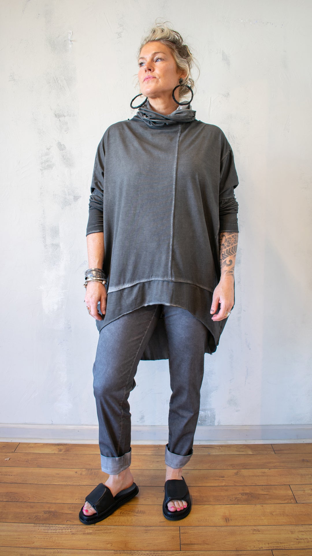 Turtle Neck Tunic (Multiple Colors)