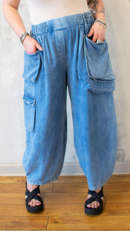 Cargo Pocket Pant (Multiple Colors)