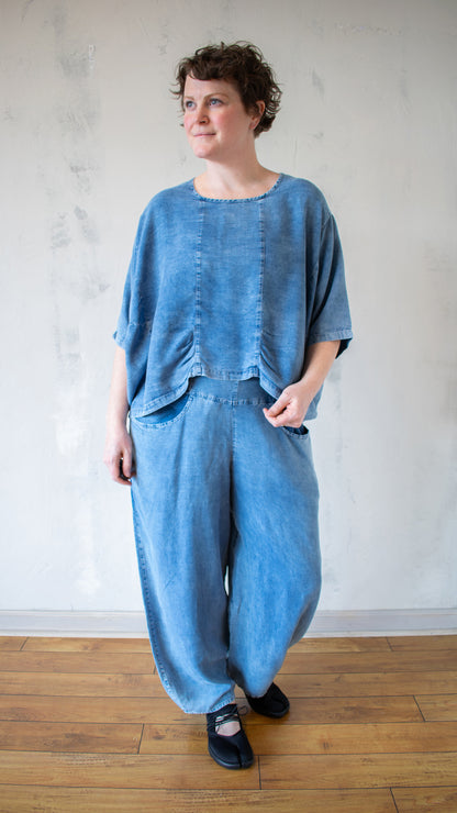 Chambray Pullover