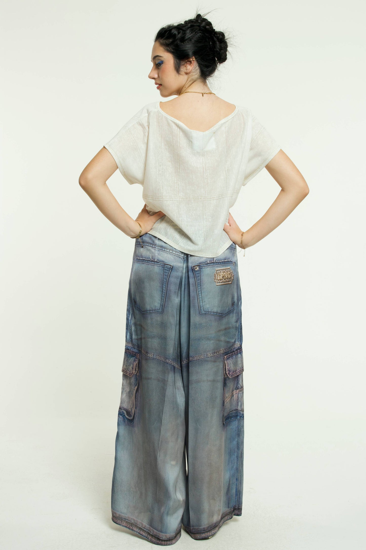 Jeanious Trompe L'Oeil Pant