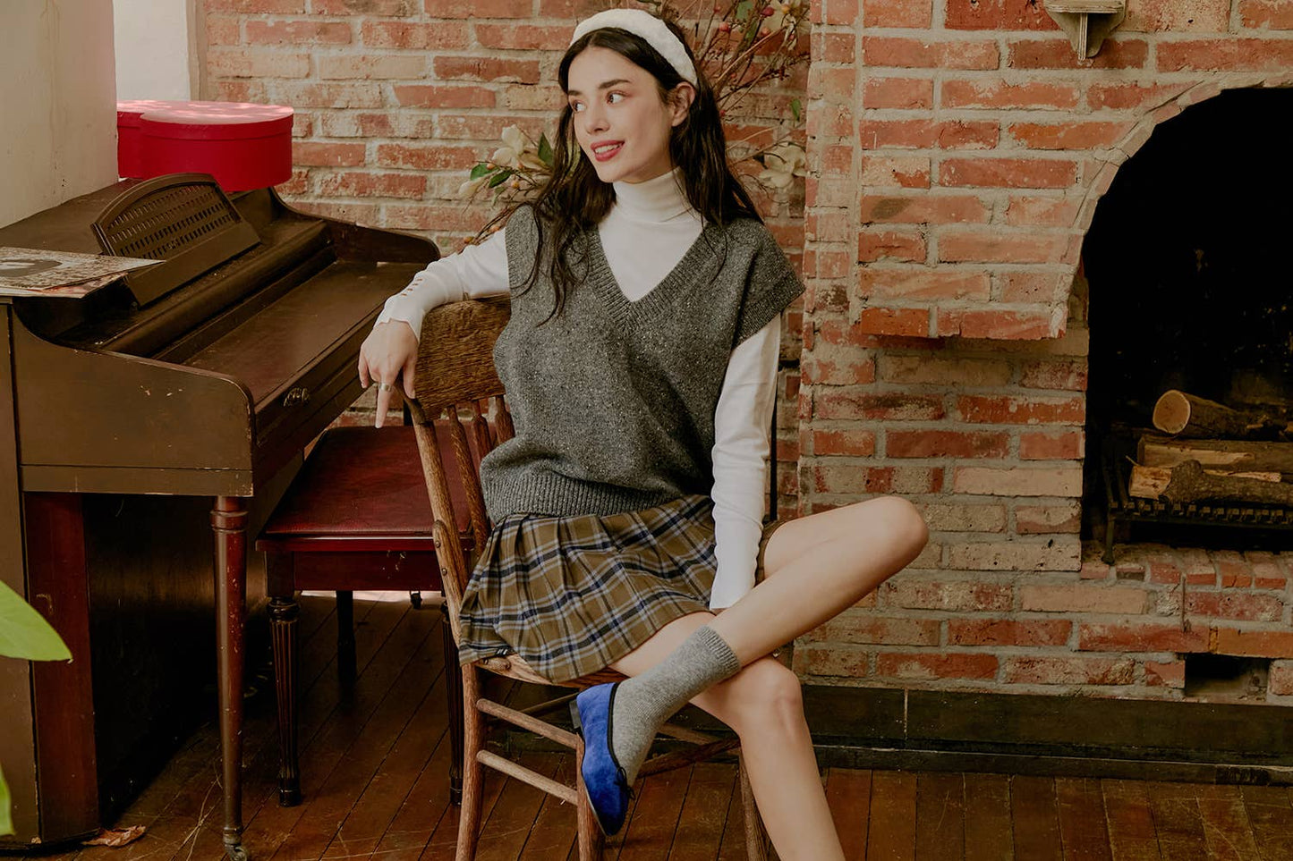 Cashmere Wool Crew Socks