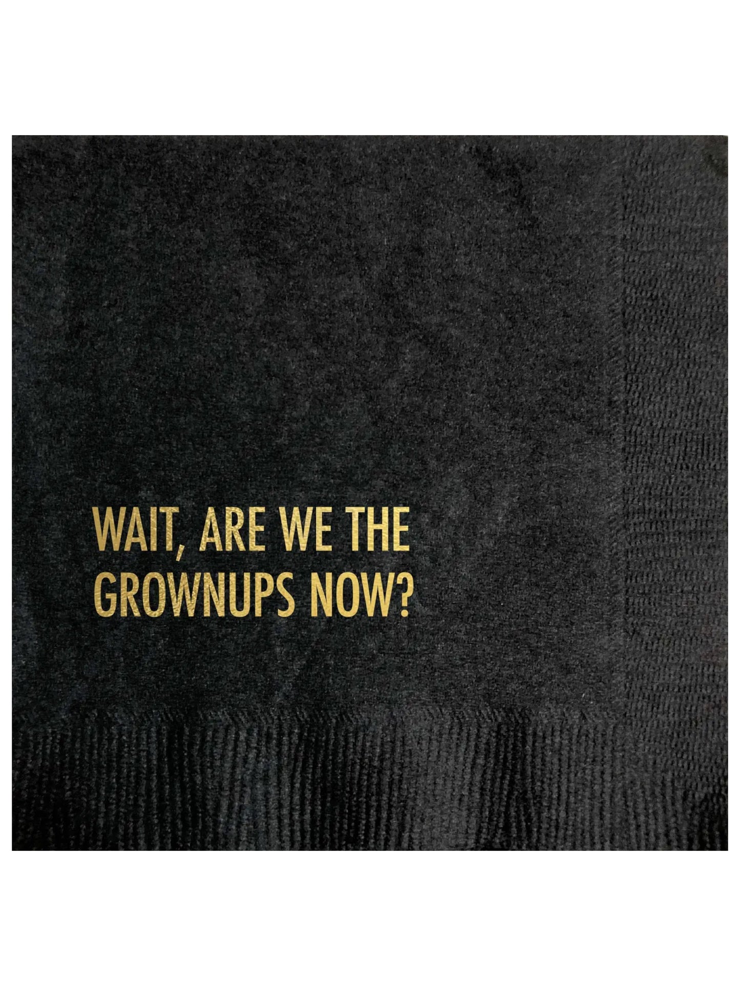 Are we the Grownups? Cocktail Napkins