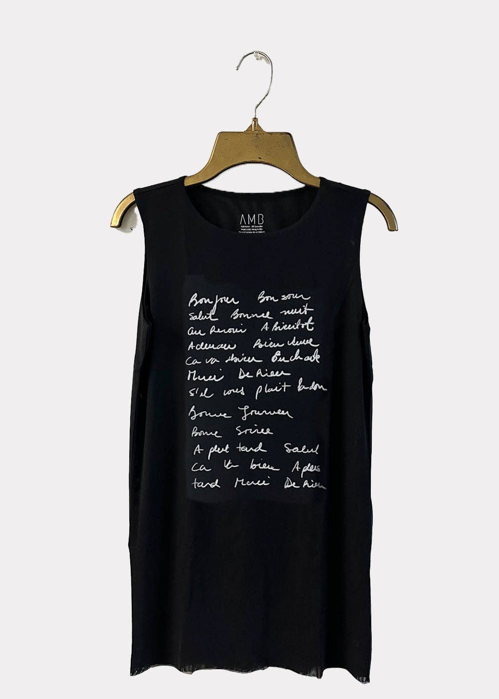 Parlez-Vous Florence Mesh Tank Top