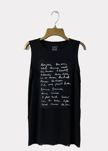 Parlez-Vous Florence Mesh Tank Top