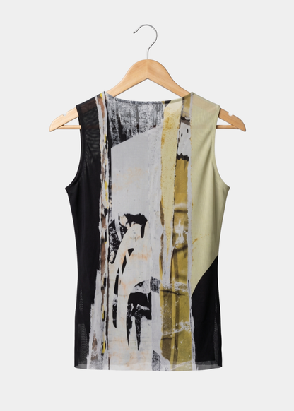 Off the Record - Florence Mesh Tank Top