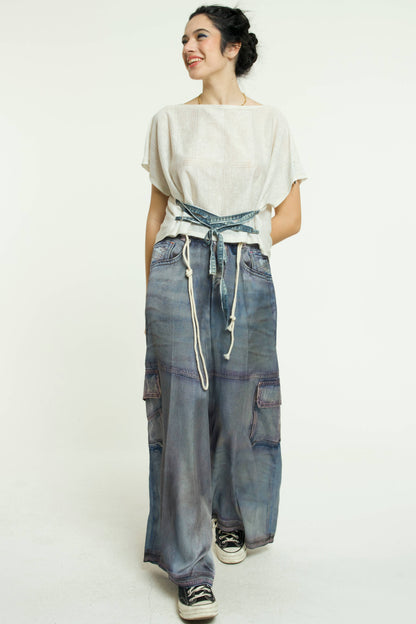 Jeanious Trompe L'Oeil Pant