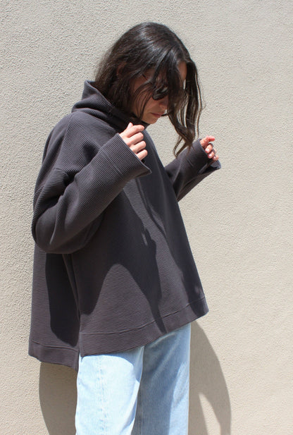 Mia Rippled Cotton Pullover