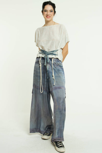 Jeanious Trompe L'Oeil Pant
