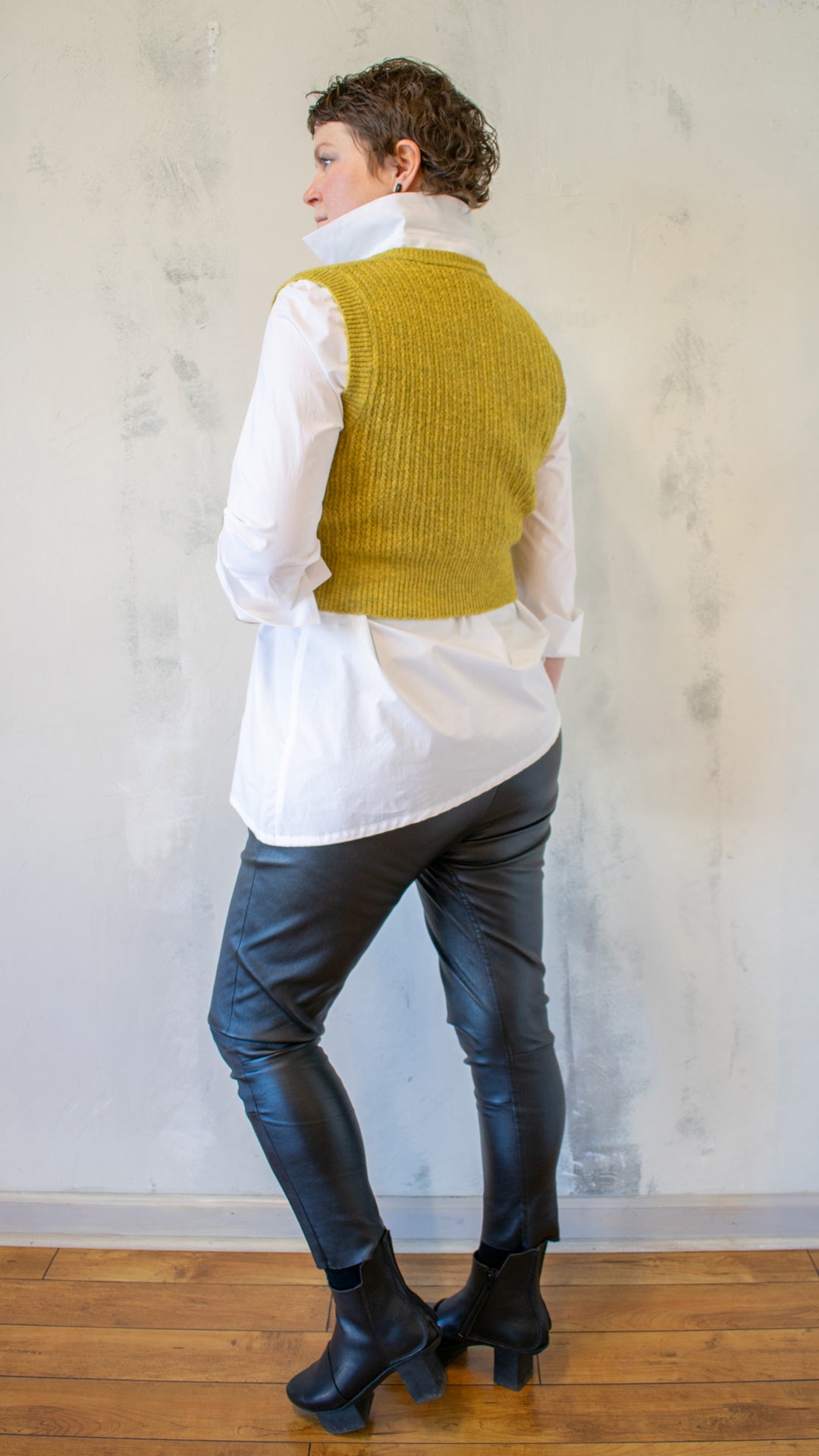 Cropped Vest Cardi