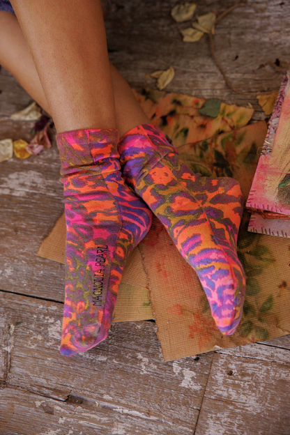 Neon Leopard MP Socks