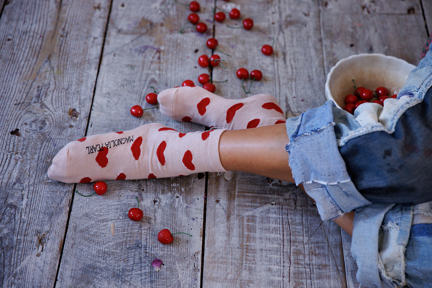 Candy Heart MP Socks in Babylove