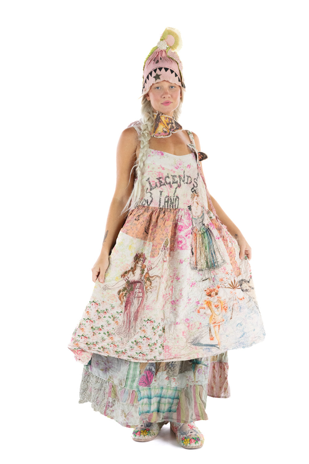 Fairyland Patchwork Mielah Slip Dress