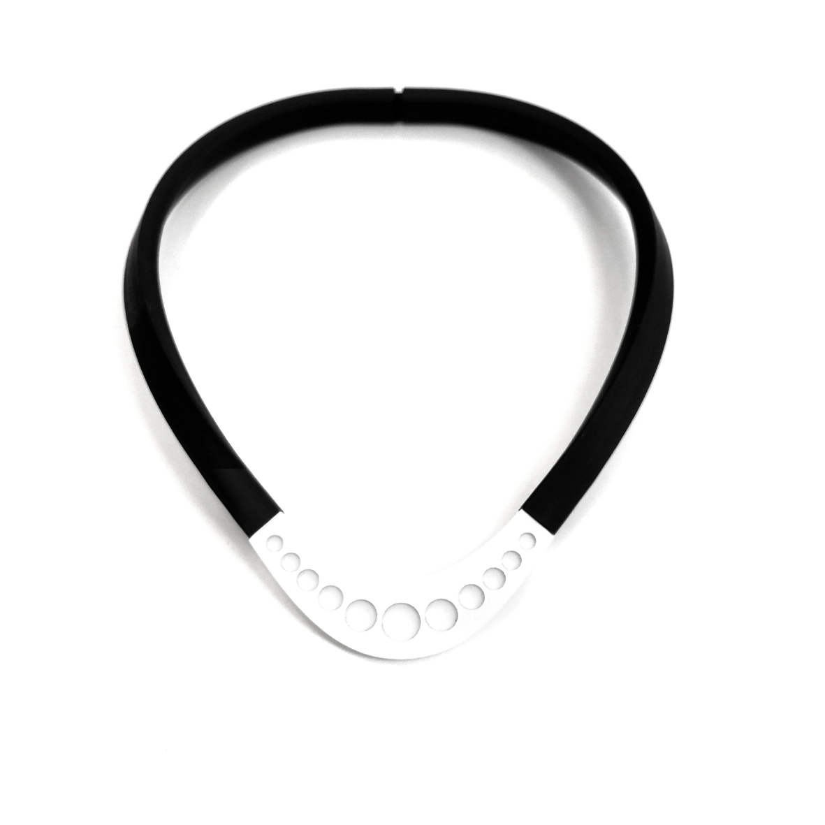 Allyson Rubber Necklace in White