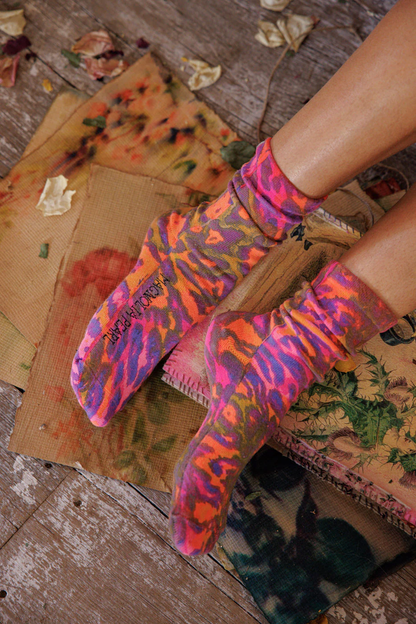 Neon Leopard MP Socks