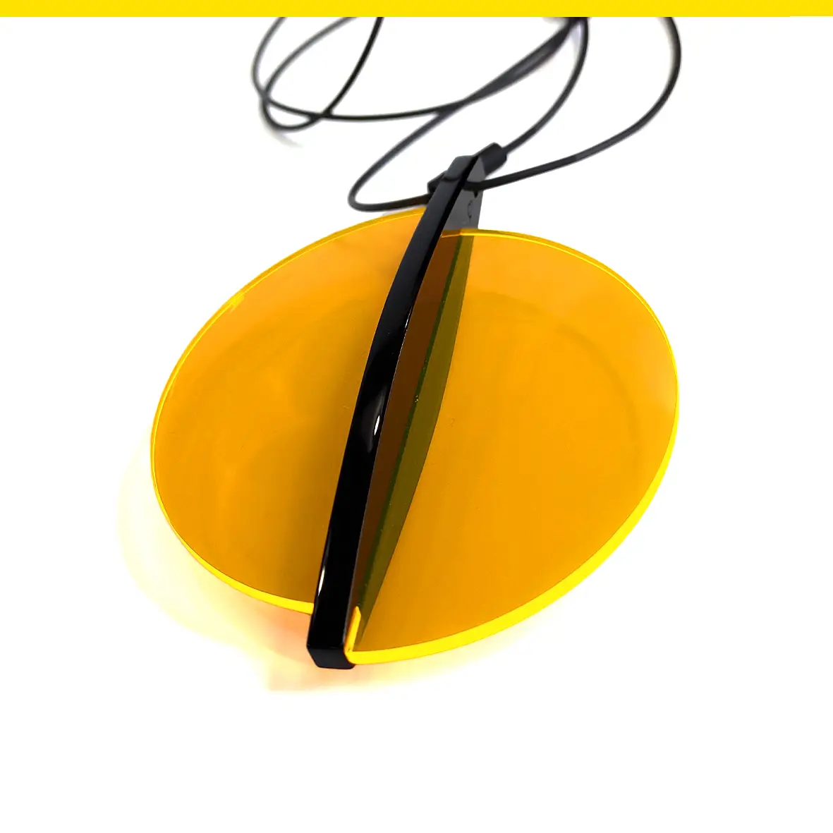 Alf Space Oddity Necklace in Neon Yellow