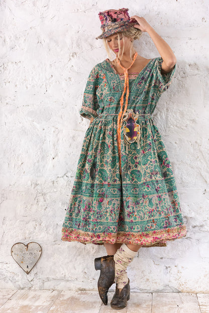 Blockprint Taigi Dress in Demi