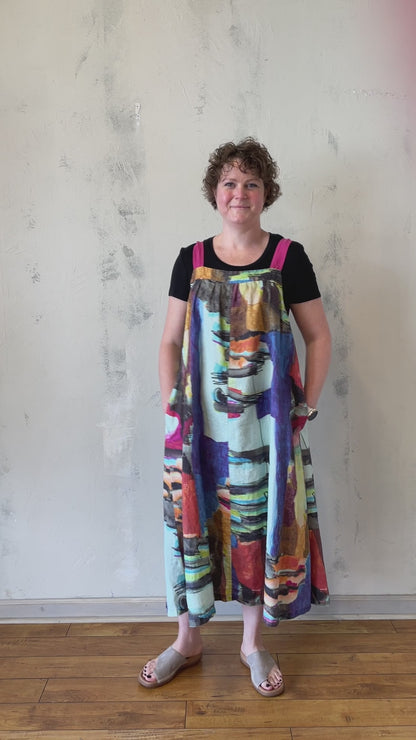 Printed Linen Jumper